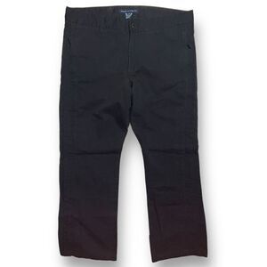 🔆French Connection Men’s Black Straight-Leg Trousers‎ Sz 36 | Classic Fit 🧵